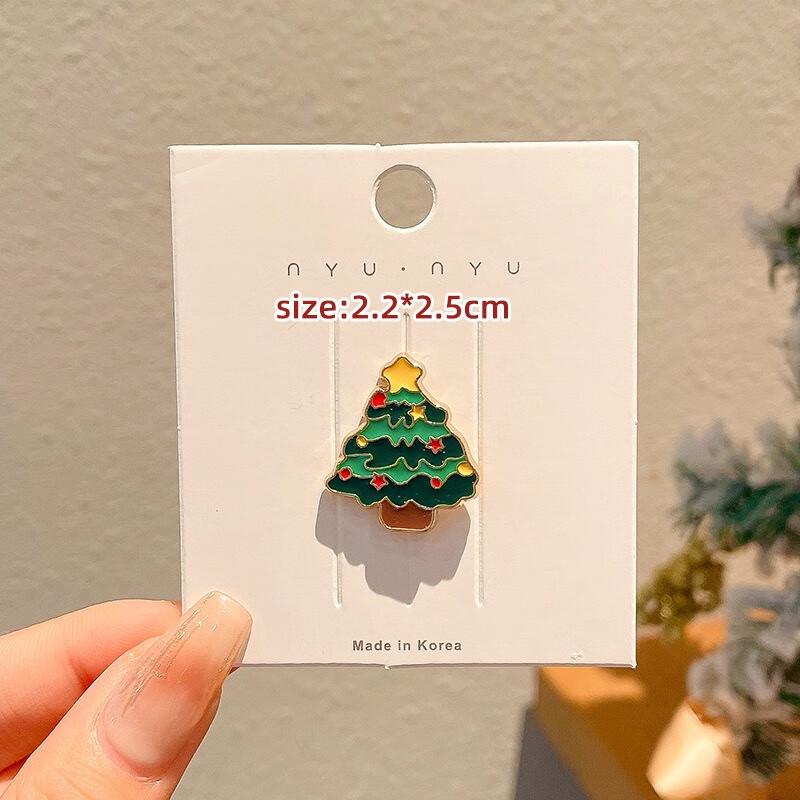 Christmas Tree & Star Metal Brooch Pin Set
Christmas Tree & Star Metal Brooch Pin Set