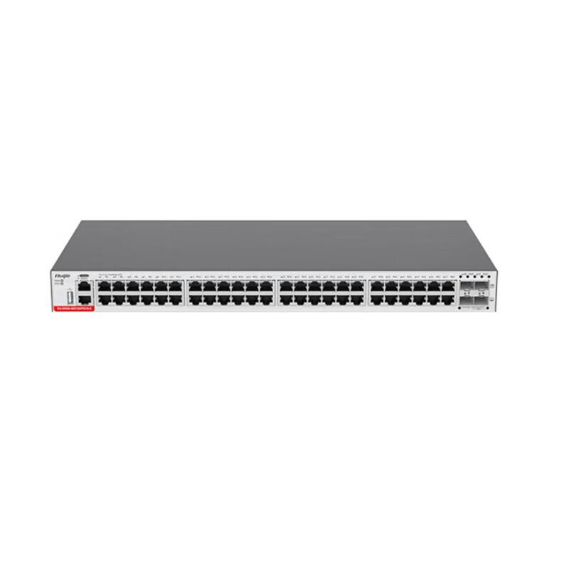 Ruijie RG-S5300-48GT2SFP2XS-E 48-Port Layer 3 Gigabit Core Switch
Ruijie RG-S5300-48GT2SFP2XS-E 48-Port Layer 3 Gigabit Core Switch