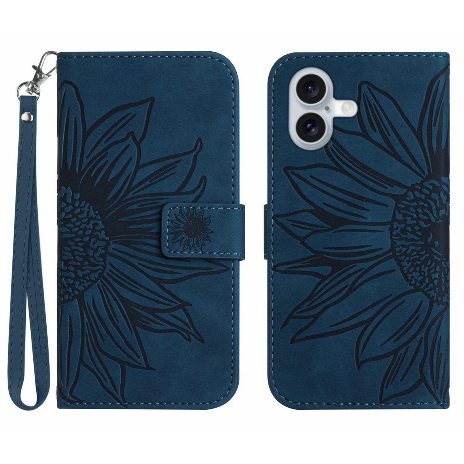 HT04 For iPhone 16 Case Sunflower Imprint Leather Wallet Phone Cover with Hand Strap C
HT04 For iPhone 16 Case Sunflower Imprint Leather Wallet Phone Cover with Hand Strap C