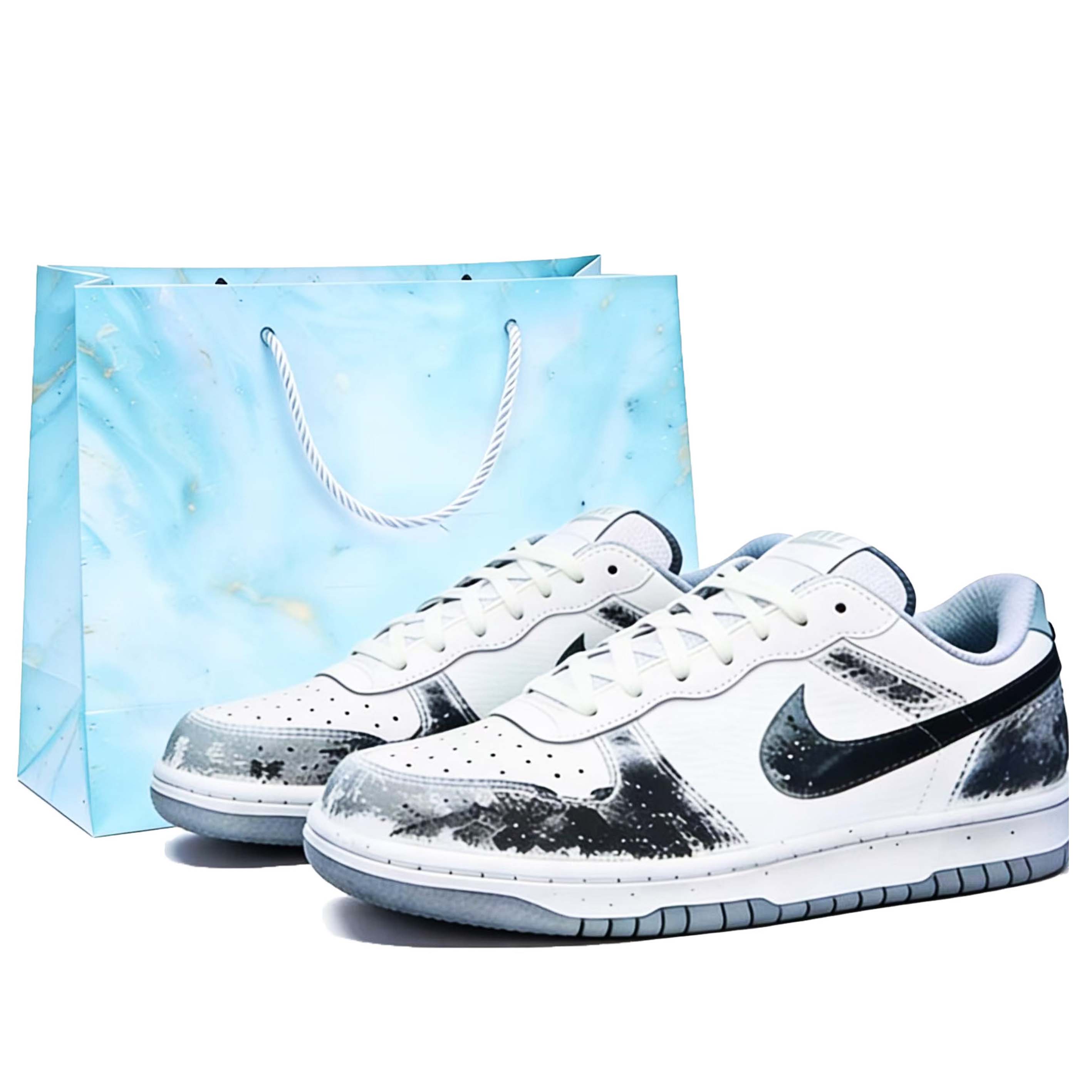 Nike Big Abrasion Resistant Breathable Abrasion Resistant Breathable Low top Skateboard Shoes Unisex Black White 355152-106(Team1474-) 42
Nike Big Abrasion Resistant Breathable Abrasion Resistant Breathable Low top Skateboard Shoes Unisex Black White 355152-106(Team1474-) 42