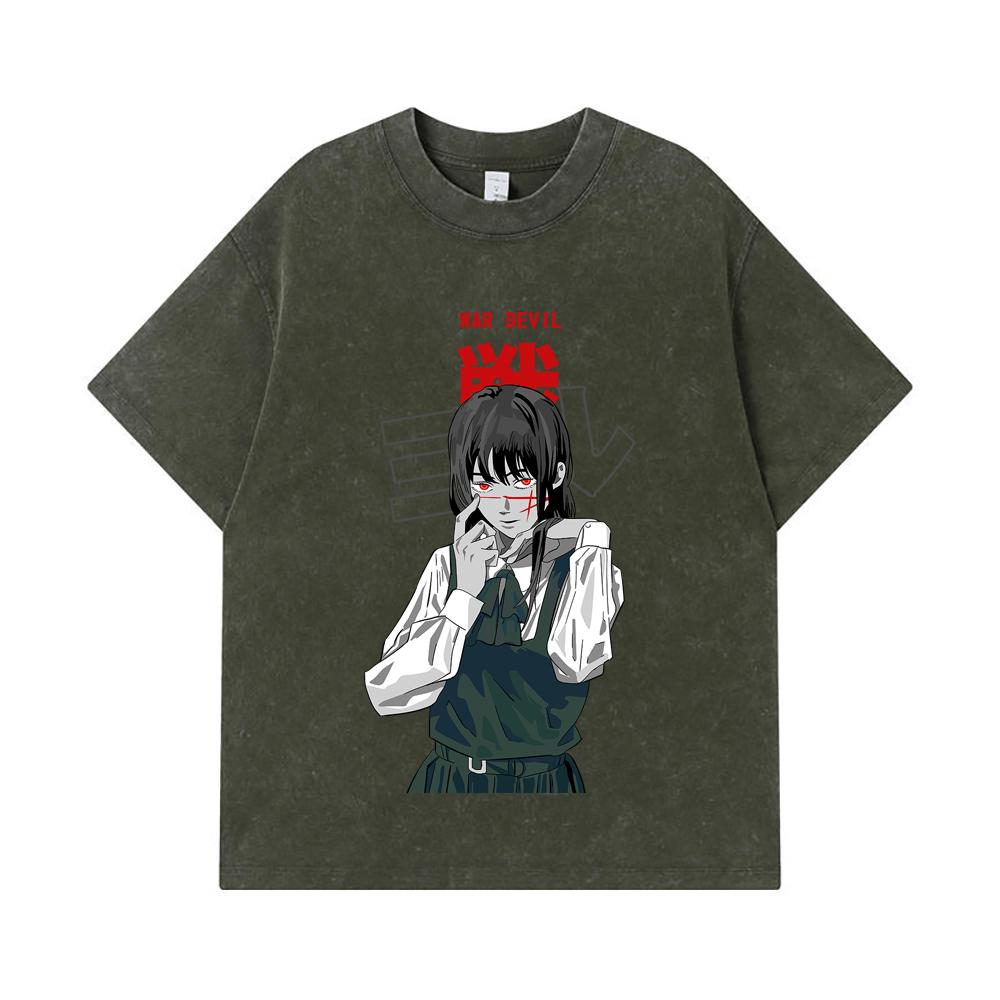 275 GSM Washed T-shirts 100% Cotton Chainsaw Man V58 War Devil Print Unisex Heavy Cotton T Shirt S армия зеленый
275 GSM Washed T-shirts 100% Cotton Chainsaw Man V58 War Devil Print Unisex Heavy Cotton T Shirt S армия зеленый