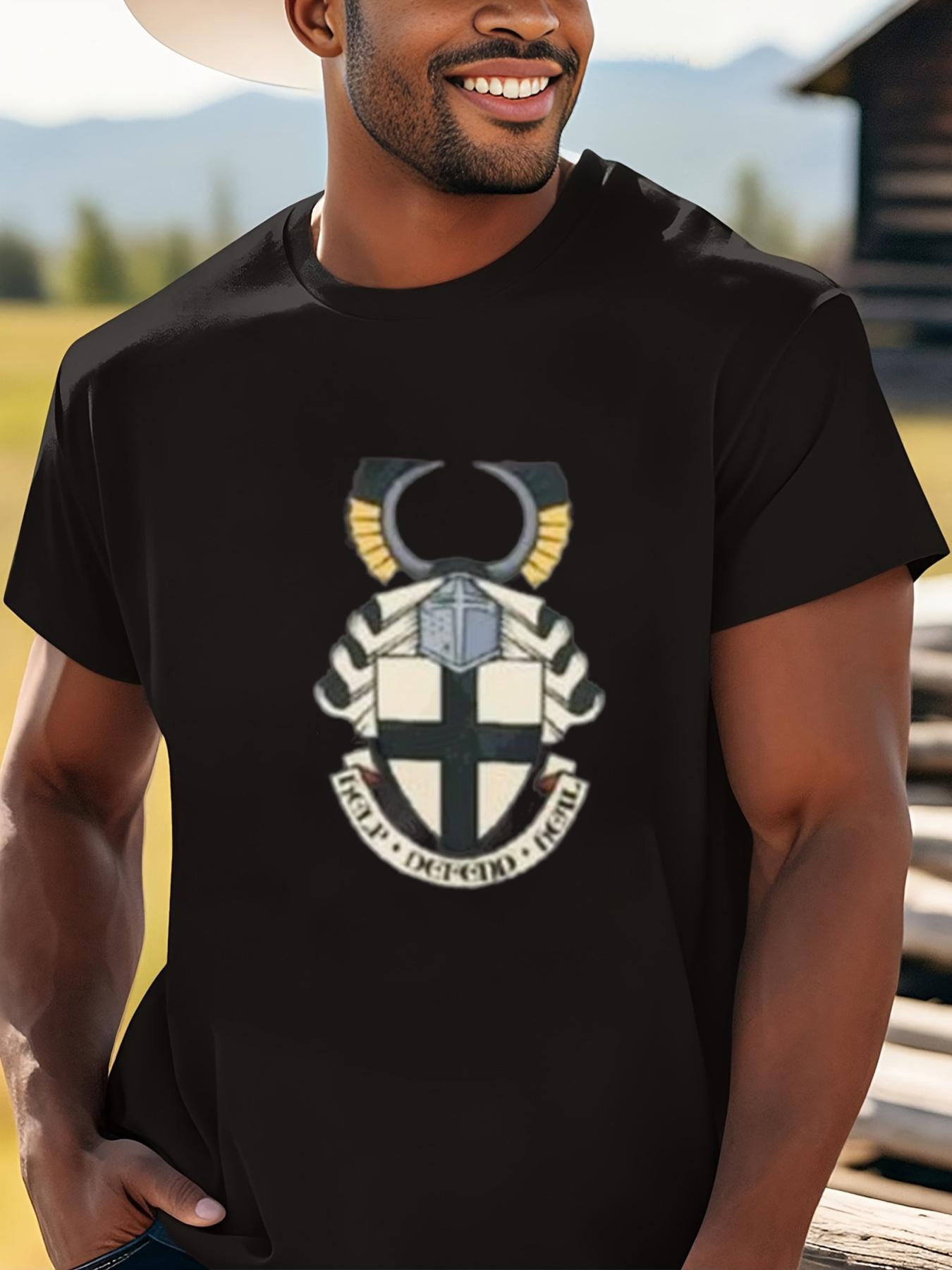 Men s Teutonic Order Coat of Arms Graphic T-Shirt - Medieval Knight Shield Design with White Bear & Cross Emblem M
Men s Teutonic Order Coat of Arms Graphic T-Shirt - Medieval Knight Shield Design with White Bear & Cross Emblem M
