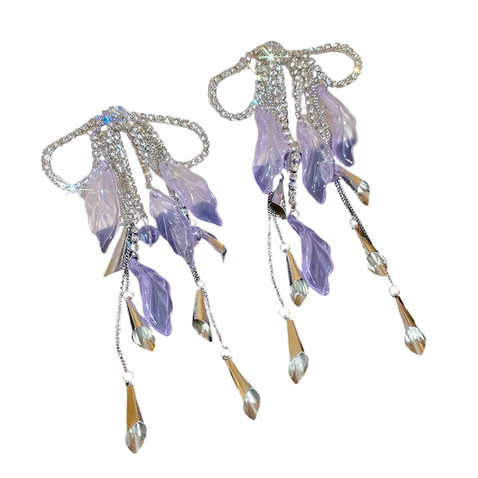 Sparkling Rhinestones Tassels Earrings Adornment For Women Long Dangle Bridal Wedding Evening Party Jewelry Gift
Sparkling Rhinestones Tassels Earrings Adornment For Women Long Dangle Bridal Wedding Evening Party Jewelry Gift