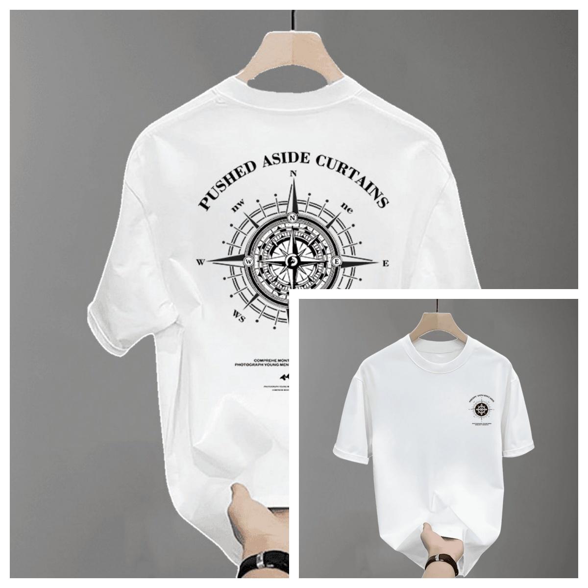 Compass Americanstyle Highend Trendy Shortsleeved Tshirt Mens and Womens Trendy Brand Roundneck Summer Pure Cotton 4XL
Compass Americanstyle Highend Trendy Shortsleeved Tshirt Mens and Womens Trendy Brand Roundneck Summer Pure Cotton 4XL