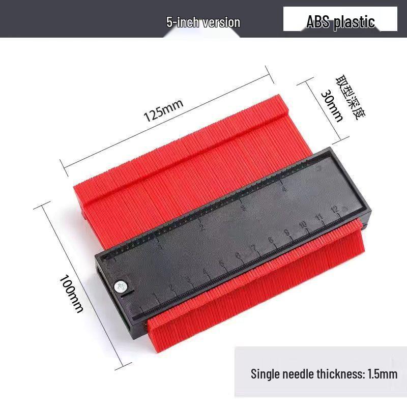 Universal Contour & Arc Shape Sampler Mold - Irregular Tile and Plaster Gauge
Universal Contour & Arc Shape Sampler Mold - Irregular Tile and Plaster Gauge