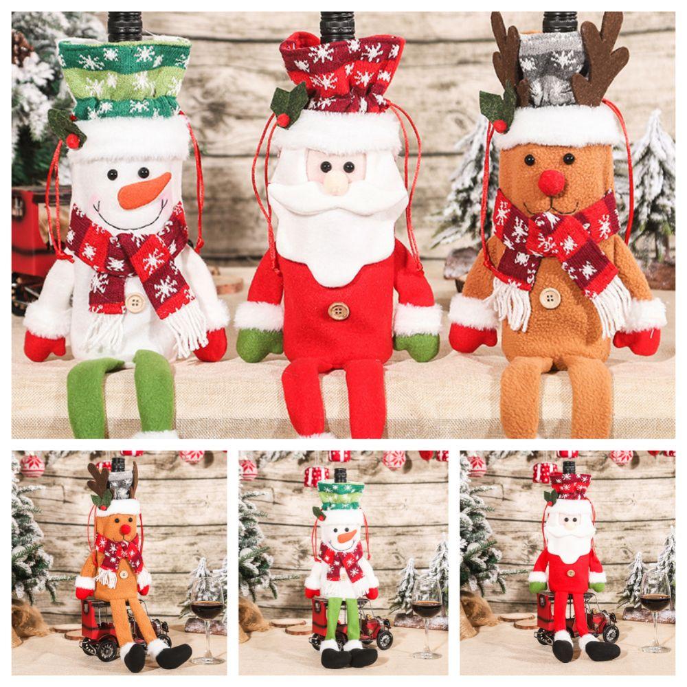 Snowman Santa Claus Champagne Cover Reindeer Christmas Decorations Party Favors Santa Claus
Snowman Santa Claus Champagne Cover Reindeer Christmas Decorations Party Favors Santa Claus