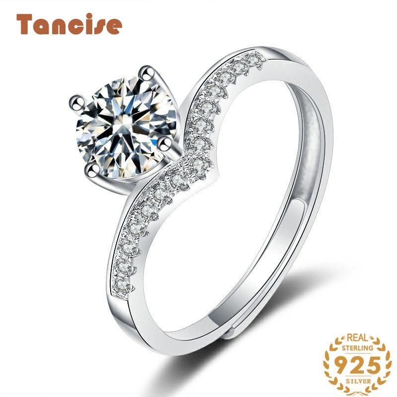 Tancise Classic 925 стерлингового серебра Муассанит Кольцо Дамы Ювелирные изделия Свадьба Обещание Вечеринка Подарок
Tancise Classic 925 стерлингового серебра Муассанит Кольцо Дамы Ювелирные изделия Свадьба Обещание Вечеринка Подарок