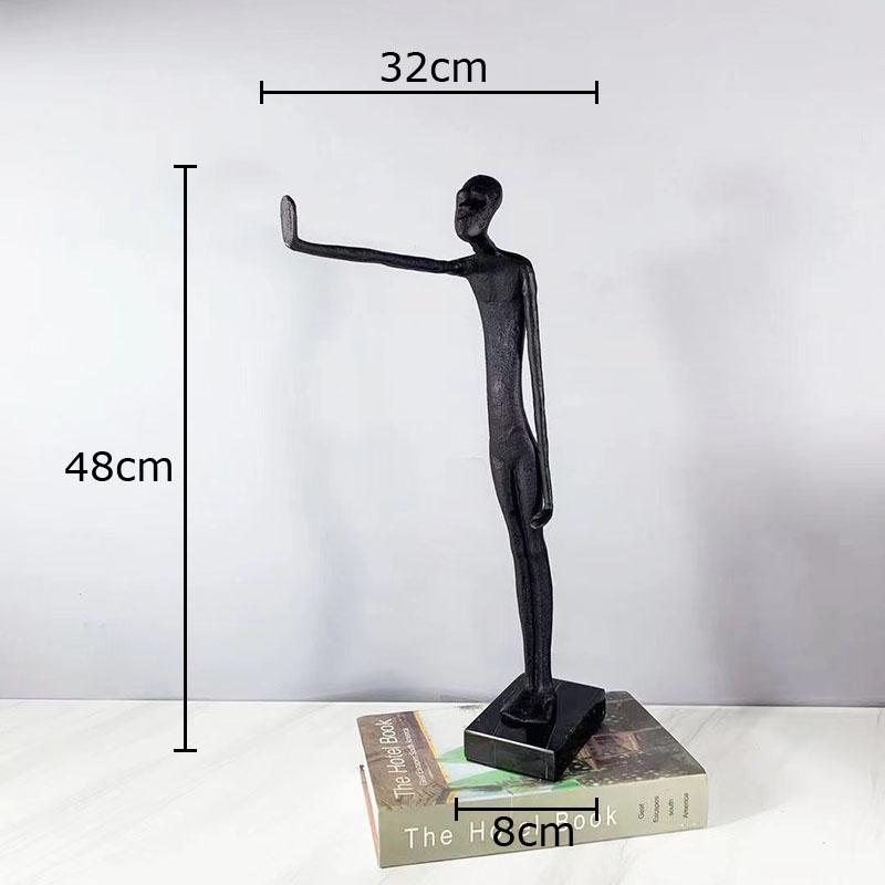 Abstract Figures Statue Minimalism Handicrafts Desk Decoration Creative Ornaments Character Metal Sculpture Room Aesthetic Decor
Abstract Figures Statue Minimalism Handicrafts Desk Decoration Creative Ornaments Character Metal Sculpture Room Aesthetic Decor