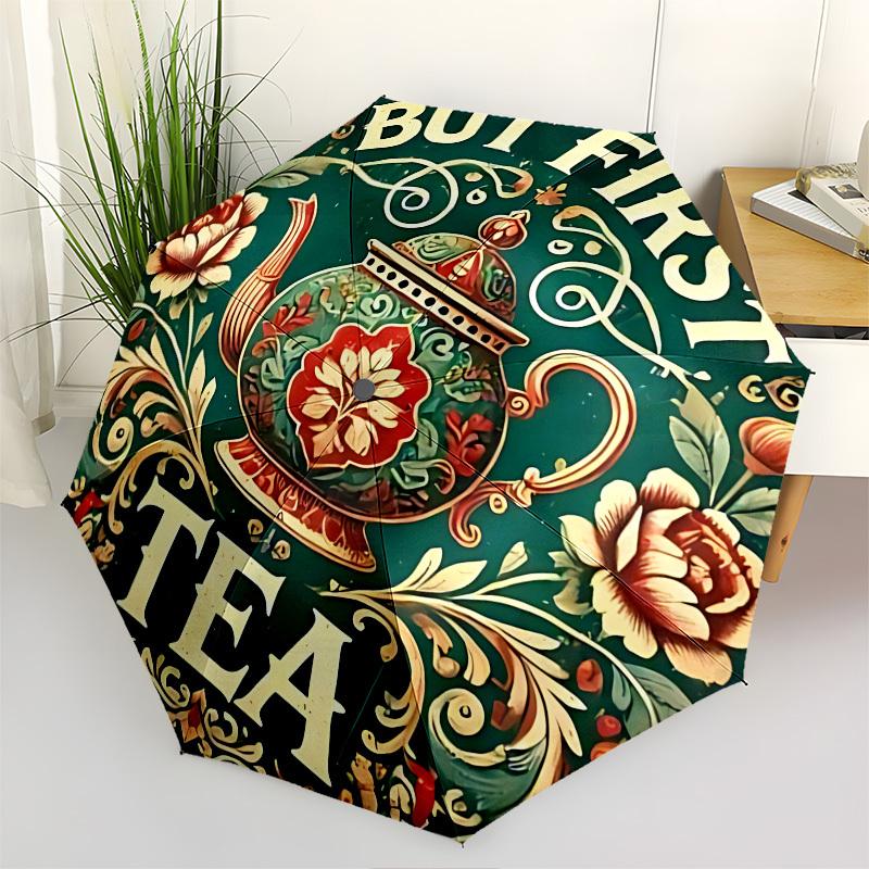 Tea Pot Themed Automatic Opening and Closing Umbrella, Brightly Colored 8-rib Portable Umbrella, Suitable for Men and Women, A Perfect Gift
Tea Pot Themed Automatic Opening and Closing Umbrella, Brightly Colored 8-rib Portable Umbrella, Suitable for Men and Women, A Perfect Gift
