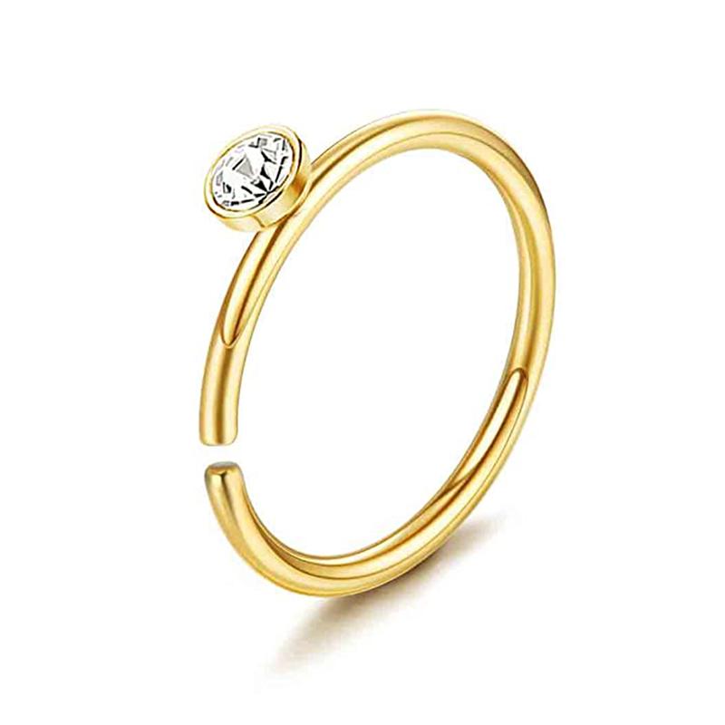 Drperfect Nose Rings Studs Surgical Steel 20G Nose Hoop Corkscrew L Shaped Nose Piercing Jewelry for Women Gold Color
Drperfect Nose Rings Studs Surgical Steel 20G Nose Hoop Corkscrew L Shaped Nose Piercing Jewelry for Women Gold Color
