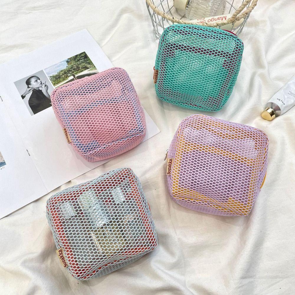 Visibility Travel Toiletry Pockets Lightweight Grid Cosmetic Bag Mesh Zipper Bags Lipstick Style 8
Visibility Travel Toiletry Pockets Lightweight Grid Cosmetic Bag Mesh Zipper Bags Lipstick Style 8
