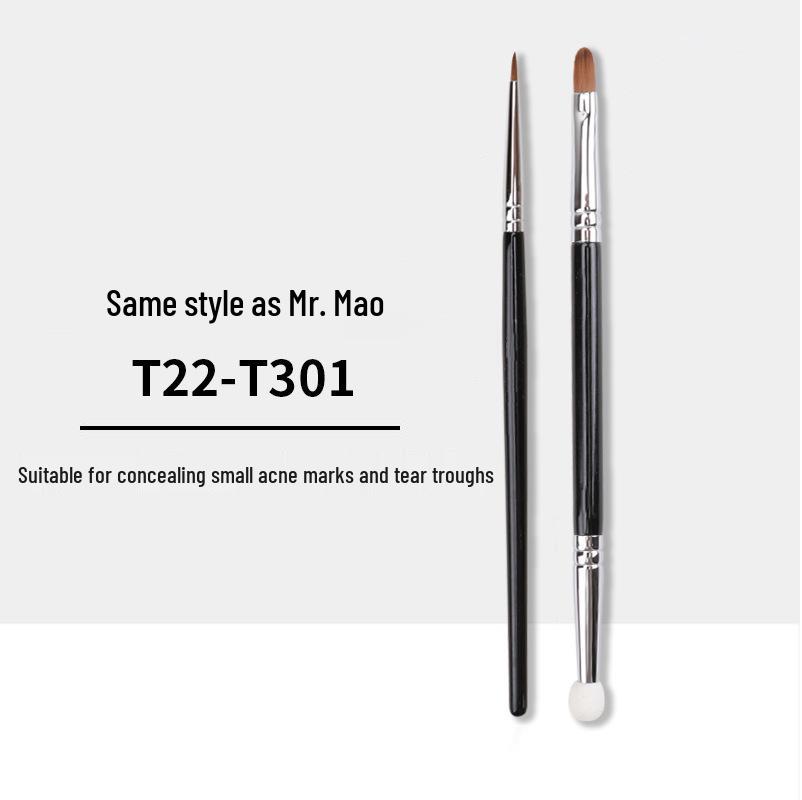 Cangzhou Double-Ended Brush Set: T301 Concealer, T122 Stippling Eyeshadow, Tear Trough, Detail Brush
Cangzhou Double-Ended Brush Set: T301 Concealer, T122 Stippling Eyeshadow, Tear Trough, Detail Brush