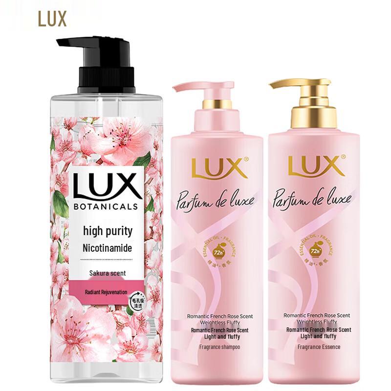 Lux Cherry Blossom Shower Gel & Rose Hair Care Set
Lux Cherry Blossom Shower Gel & Rose Hair Care Set