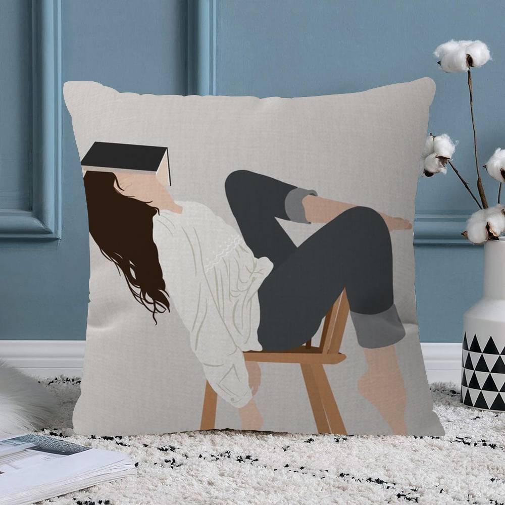 Library Bookshop girl Personalized Pillow Dust Cover Bedroom Kids Party Decoration Pillowcase Birthday Children Gift 30x30 cm
Library Bookshop girl Personalized Pillow Dust Cover Bedroom Kids Party Decoration Pillowcase Birthday Children Gift 30x30 cm