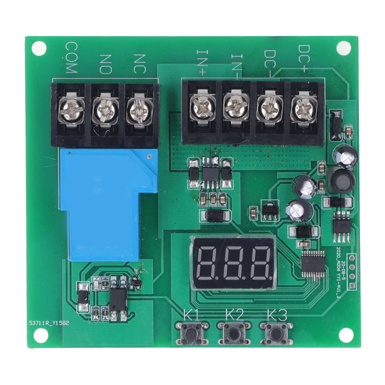 DC Current Detection Sensing Module 7 to 30V 0 to 30A Digital Display Overcurrent Protection Relay Module
DC Current Detection Sensing Module 7 to 30V 0 to 30A Digital Display Overcurrent Protection Relay Module