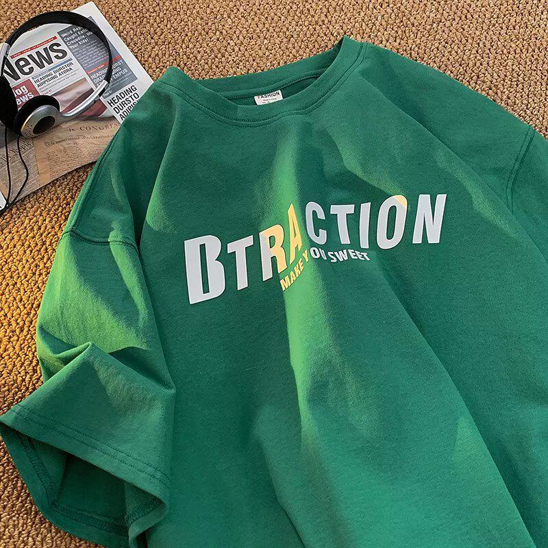 Men s Spring Arrival: Trendy Short-Sleeve Letter Print Round Neck T-Shirt 3XL темно-зелений колір
Men s Spring Arrival: Trendy Short-Sleeve Letter Print Round Neck T-Shirt 3XL темно-зелений колір