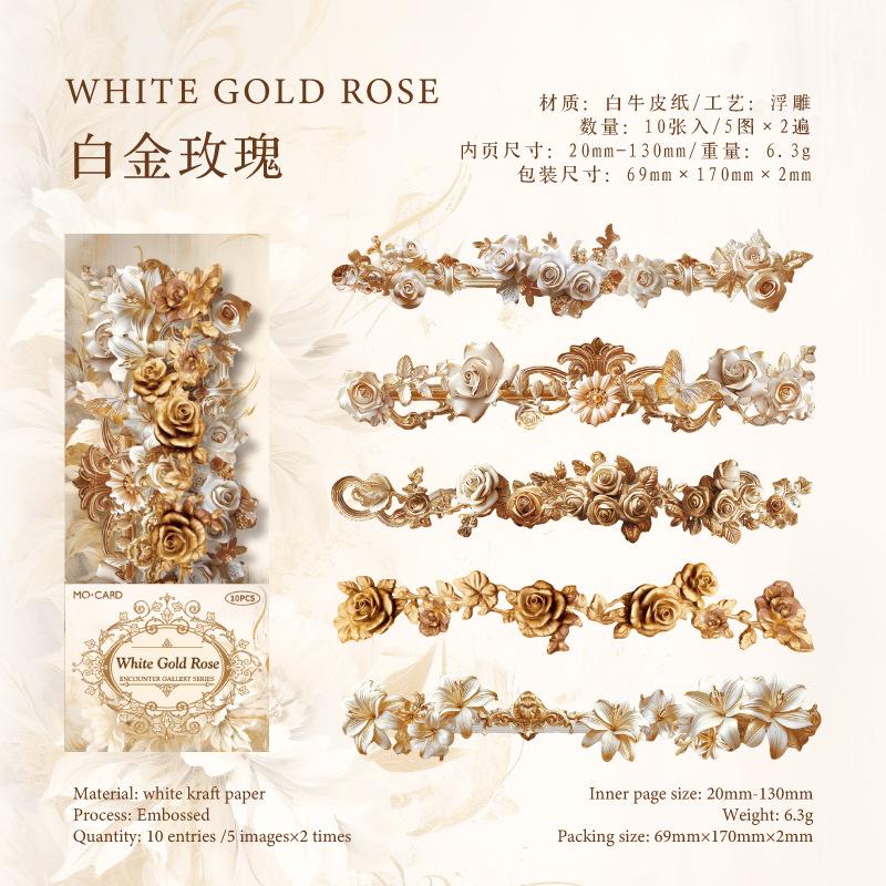 10-Sheet Long Strip Floral Border Sticker Pack Elegant Flower Frame Designs Soft Tones Self-Adhesive for Journal DIY Scrapbook
10-Sheet Long Strip Floral Border Sticker Pack Elegant Flower Frame Designs Soft Tones Self-Adhesive for Journal DIY Scrapbook