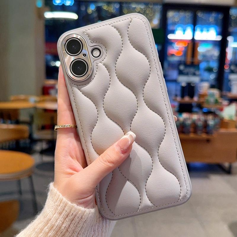 For iPhone 16 Case Creative Chic Gourd Texture Leather+TPU Phone Cover Grey
For iPhone 16 Case Creative Chic Gourd Texture Leather+TPU Phone Cover Grey
