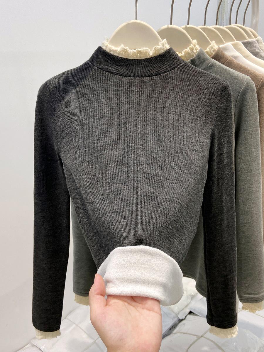 Women s Thick Warm Lace Half-Neck Base Layer Shirt, Autumn/Winter Long-Sleeve Inner Top, High-End Feel Large
Women s Thick Warm Lace Half-Neck Base Layer Shirt, Autumn/Winter Long-Sleeve Inner Top, High-End Feel Large