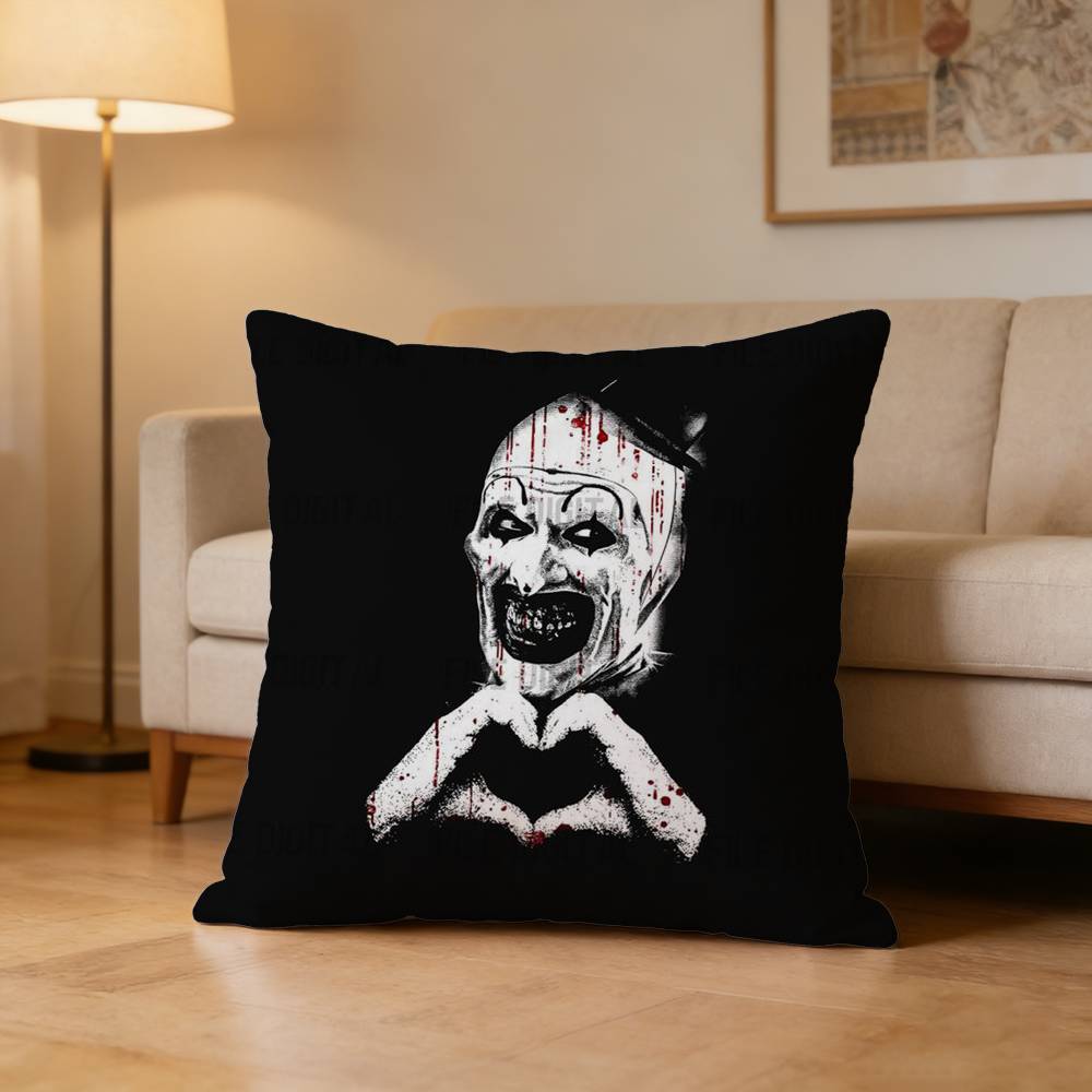 Horror Movie Terrifiers Pillow Case Pattern Printed Pillowcase For Living Room Sofa Cushion Cover 30x30cm
Horror Movie Terrifiers Pillow Case Pattern Printed Pillowcase For Living Room Sofa Cushion Cover 30x30cm
