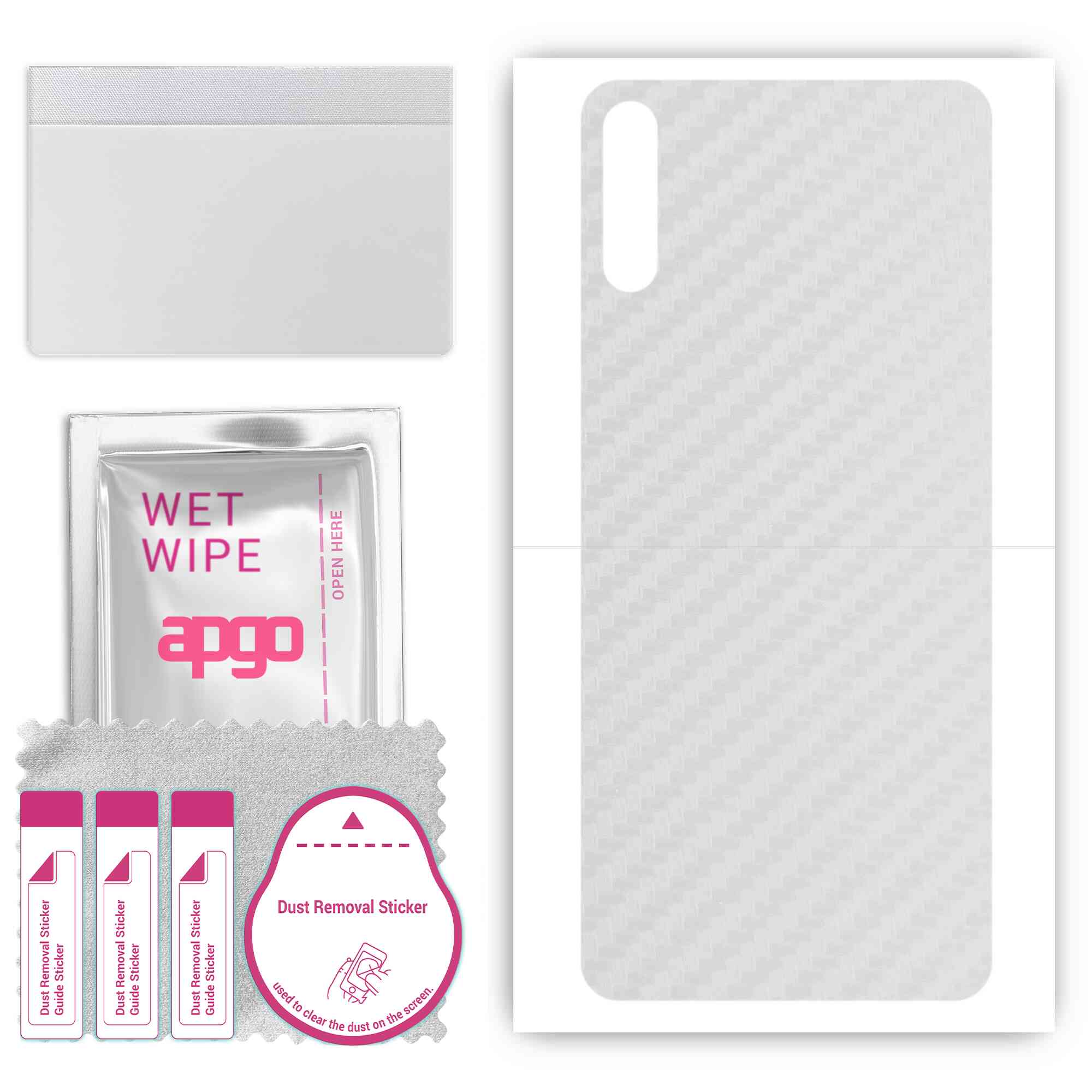 apgo Protective Skin Sticker for the back compatible with Huawei Enjoy 10E, Wrap Film, Foil, Vinyl - Pattern Transparent Carbon
apgo Protective Skin Sticker for the back compatible with Huawei Enjoy 10E, Wrap Film, Foil, Vinyl - Pattern Transparent Carbon