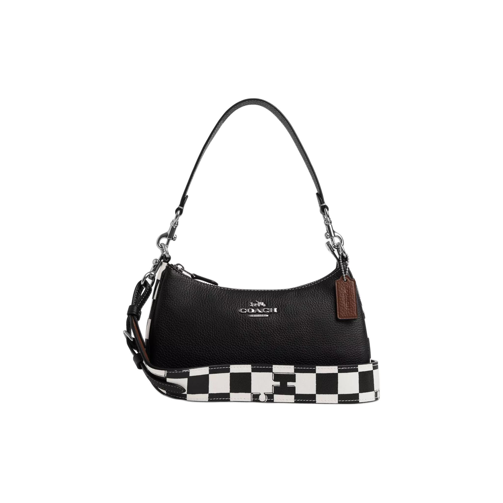 Coach Teri 24 Checkered Print Logo Zip Closure Pebble Leather Crossbody Shoulder Bag Medium Women Bags Black White CR103-SVA16 Basic Set (Bag+Dust Bag)
Coach Teri 24 Checkered Print Logo Zip Closure Pebble Leather Crossbody Shoulder Bag Medium Women Bags Black White CR103-SVA16 Basic Set (Bag+Dust Bag)