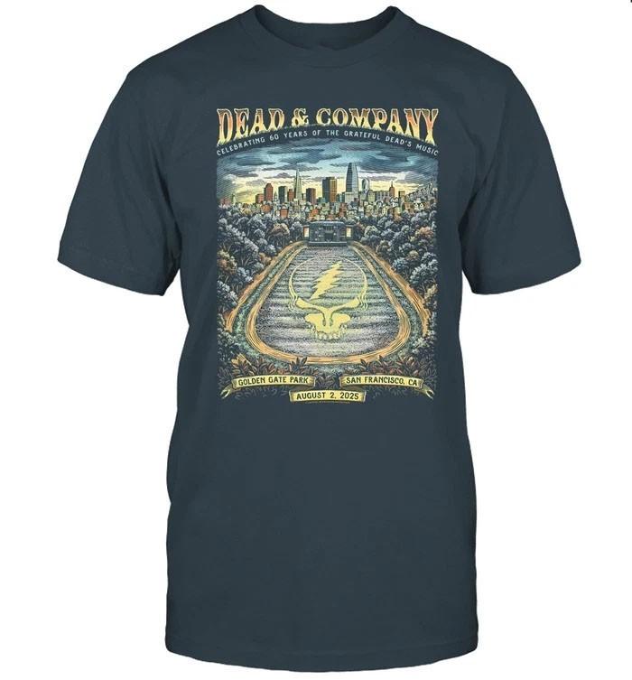 NEW Dead And Company August 2 2025 Golden Gate Park San Francisco CA T-Shirt Unisex T-Shirt S
NEW Dead And Company August 2 2025 Golden Gate Park San Francisco CA T-Shirt Unisex T-Shirt S
