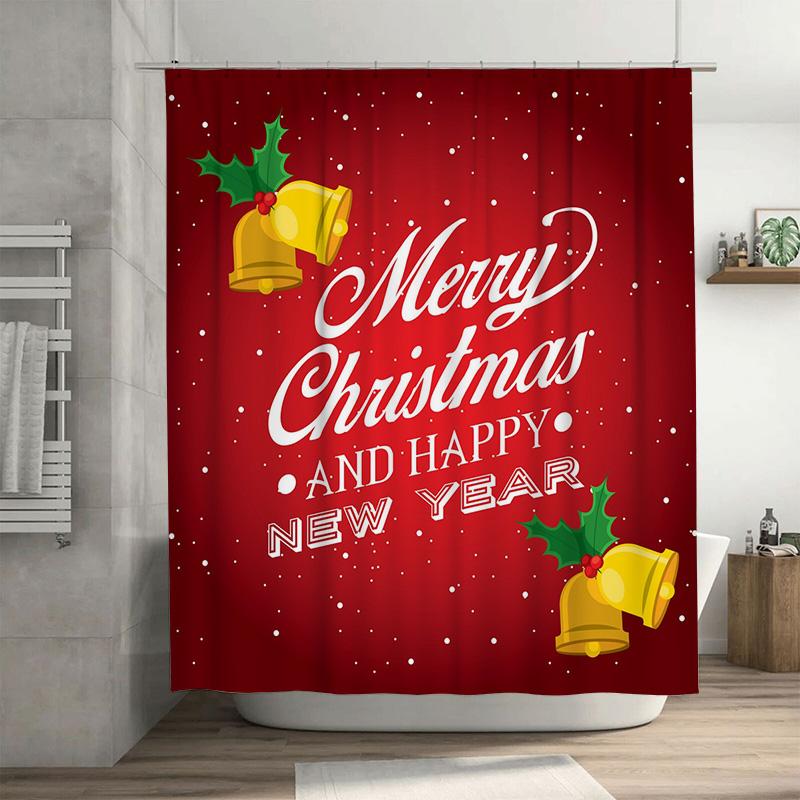 Tu Christmas Shower Curtain Festive Holiday Decor Merry Xmas Bathroom Fabric Waterproof Backdrop Home Decor W60H190(CM)-1 Pcs
Tu Christmas Shower Curtain Festive Holiday Decor Merry Xmas Bathroom Fabric Waterproof Backdrop Home Decor W60H190(CM)-1 Pcs