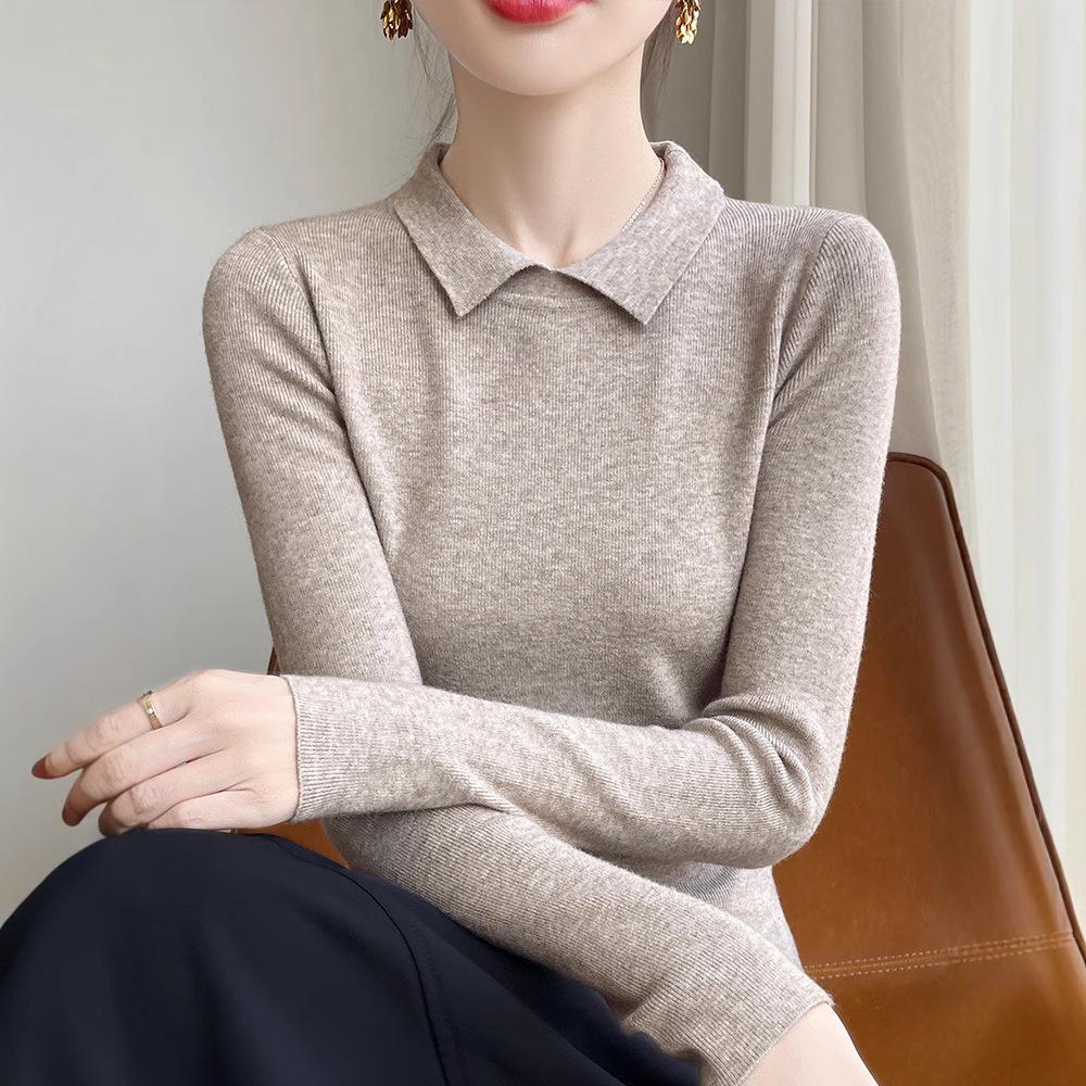 Chic Slim-Fit Knitwear with Turn-Down Collar – Versatile Spring & Autumn Top for Women L (108-120 jin)
Chic Slim-Fit Knitwear with Turn-Down Collar – Versatile Spring & Autumn Top for Women L (108-120 jin)