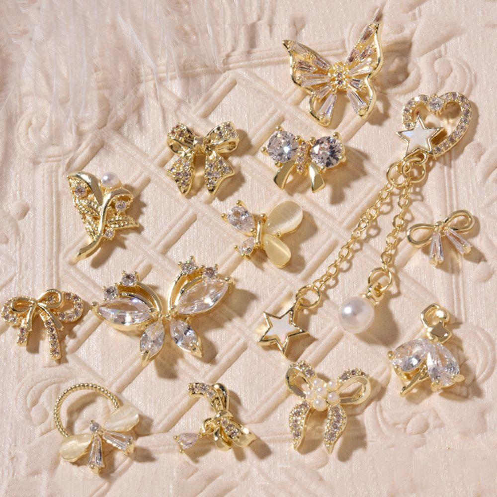 Pearl Nail Art Jewelry Bowknot Nail Rhinestones DIY Nail Art Decorations Manicure Accessories
Pearl Nail Art Jewelry Bowknot Nail Rhinestones DIY Nail Art Decorations Manicure Accessories