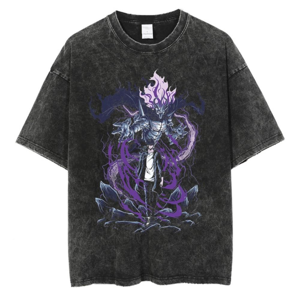 Retro Hot Anime Solo Leveling Song Jinyu Printed Tshirt for Men and Women High Quality Washed Cotton Tshirt Harajuku Mens Top S
Retro Hot Anime Solo Leveling Song Jinyu Printed Tshirt for Men and Women High Quality Washed Cotton Tshirt Harajuku Mens Top S