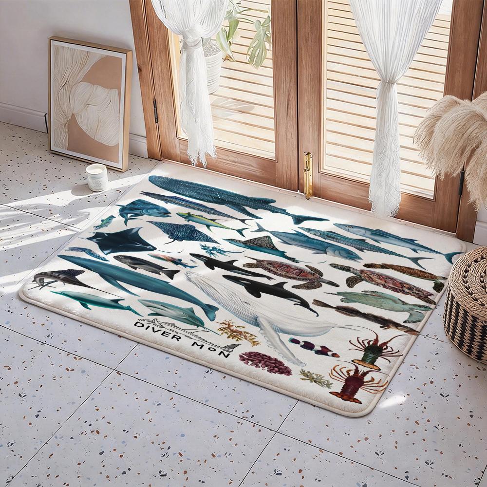Landscape M Marine Floor Mat Eco Flannel Doormat Non Slip Odorless Indoor Floor Rug Soft Short Plush Home Mat 50x80cm
Landscape M Marine Floor Mat Eco Flannel Doormat Non Slip Odorless Indoor Floor Rug Soft Short Plush Home Mat 50x80cm