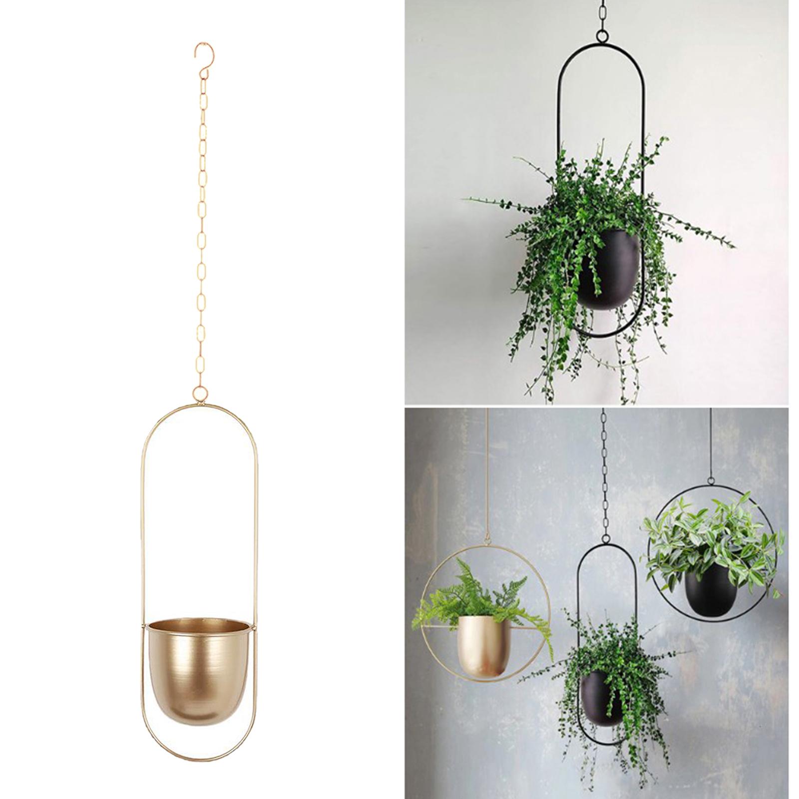 Metal Hanging Pot Plant Hanger Chain Hanging Planter Basket Flower Pot Plant
Metal Hanging Pot Plant Hanger Chain Hanging Planter Basket Flower Pot Plant
