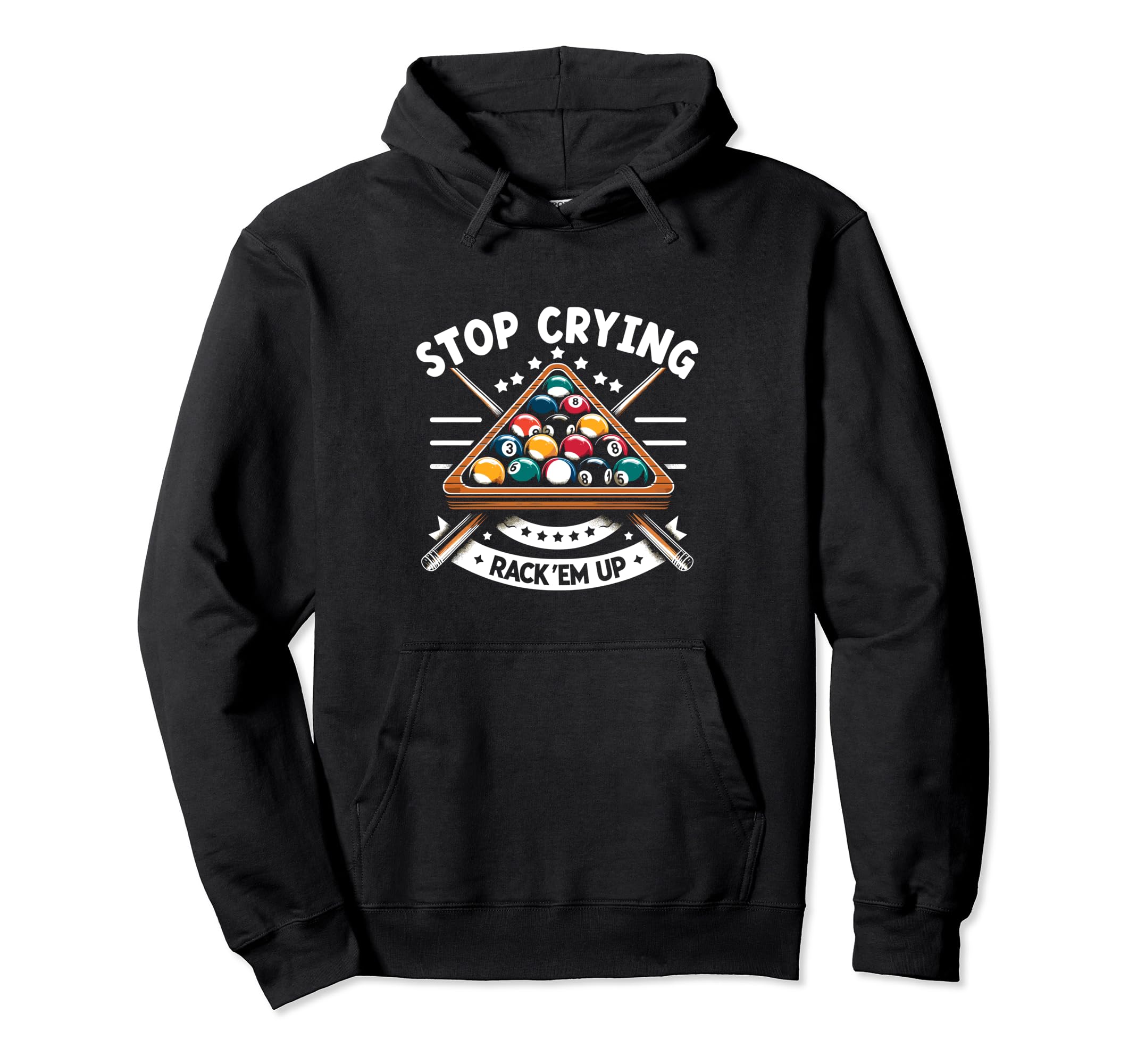 Stop Crying Rack Em Up Бильярд Бильярдный игрок Кий Спортивная толстовка с капюшоном чёрный
Stop Crying Rack Em Up Бильярд Бильярдный игрок Кий Спортивная толстовка с капюшоном чёрный