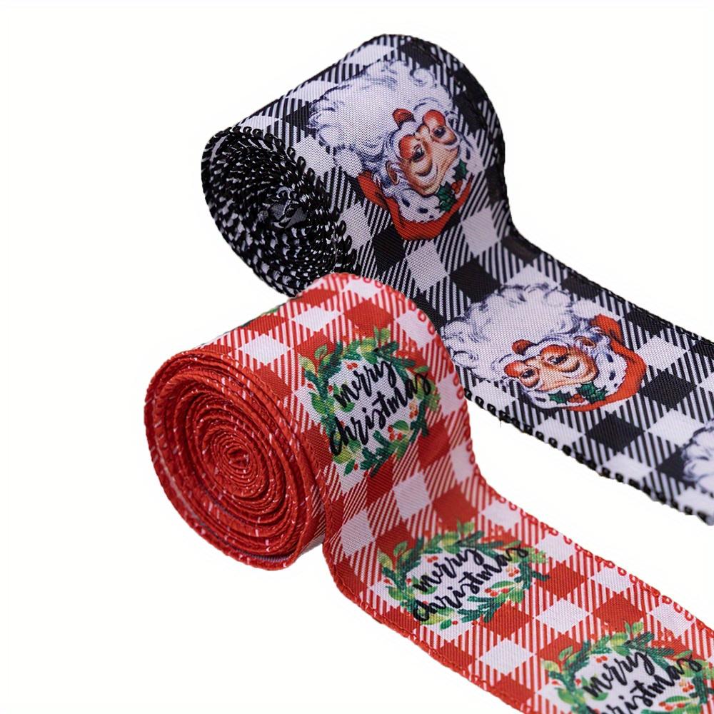 2 рулона рождественской ленты с проволокой Рождественская проволочная лента вкл.. Санта-Рождественская лента в виде буйвола для венков, бантов, рождественского декора, поделок своими руками 2rolls ribbon
2 рулона рождественской ленты с проволокой Рождественская проволочная лента вкл.. Санта-Рождественская лента в виде буйвола для венков, бантов, рождественского декора, поделок своими руками 2rolls ribbon