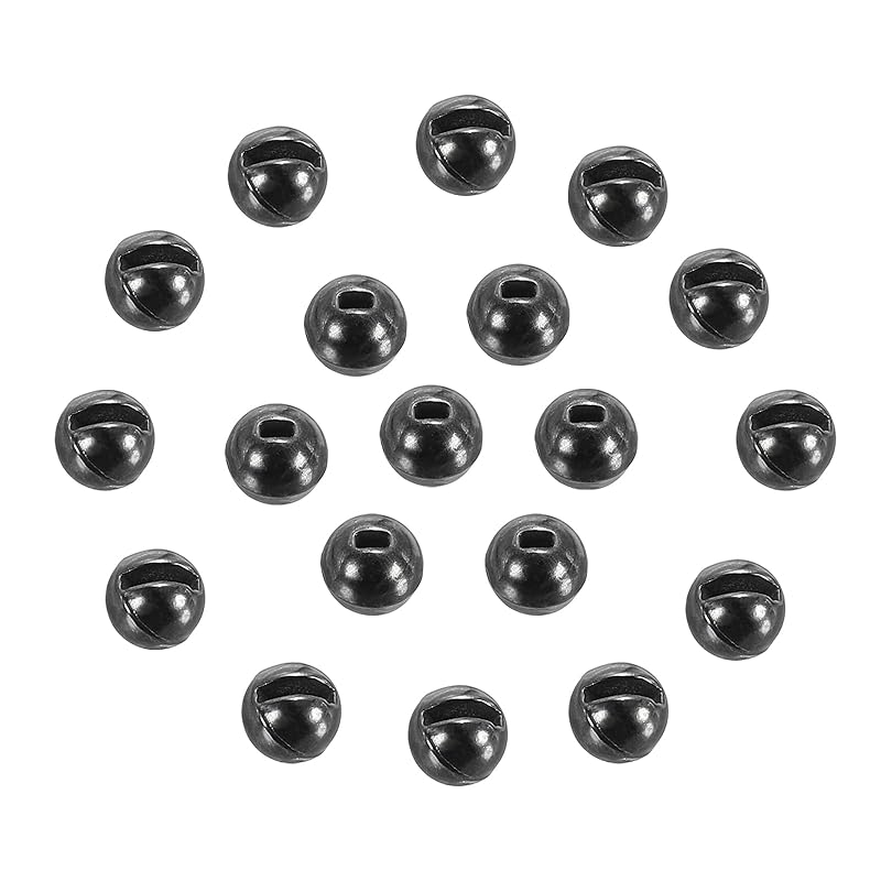 PATIKIL 2.8 mm fly tying tungsten beads 50 pieces tungsten slot beads tungsten round beads jig hook for fishing materials black
PATIKIL 2.8 mm fly tying tungsten beads 50 pieces tungsten slot beads tungsten round beads jig hook for fishing materials black