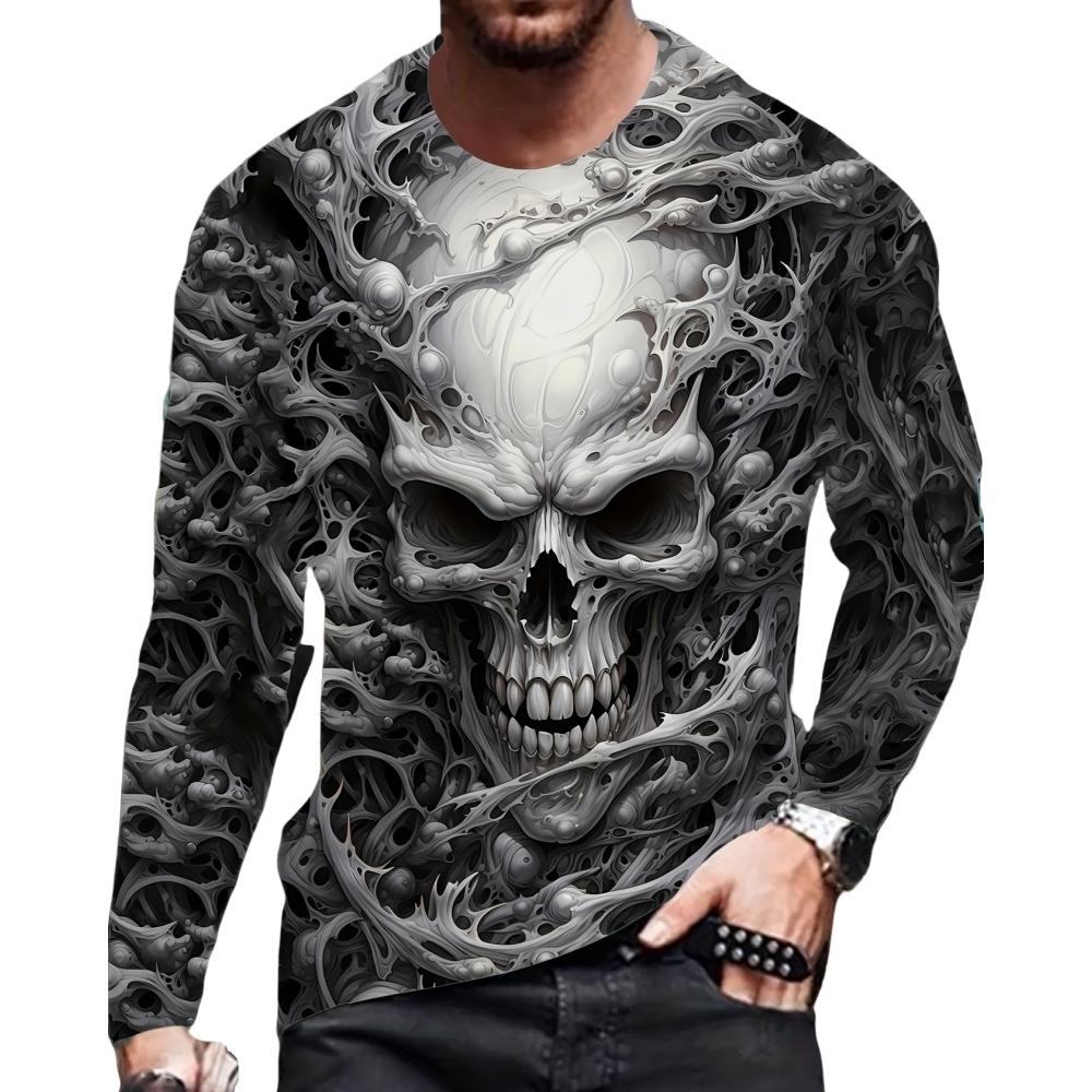 Men s T Shirt 3D Print Skull T Shirt Crew Neck Oversized T-Shirt Long Sleeve Tee Tops Vintage T-Shirts Sportswear Men s Clothing 5XL
Men s T Shirt 3D Print Skull T Shirt Crew Neck Oversized T-Shirt Long Sleeve Tee Tops Vintage T-Shirts Sportswear Men s Clothing 5XL