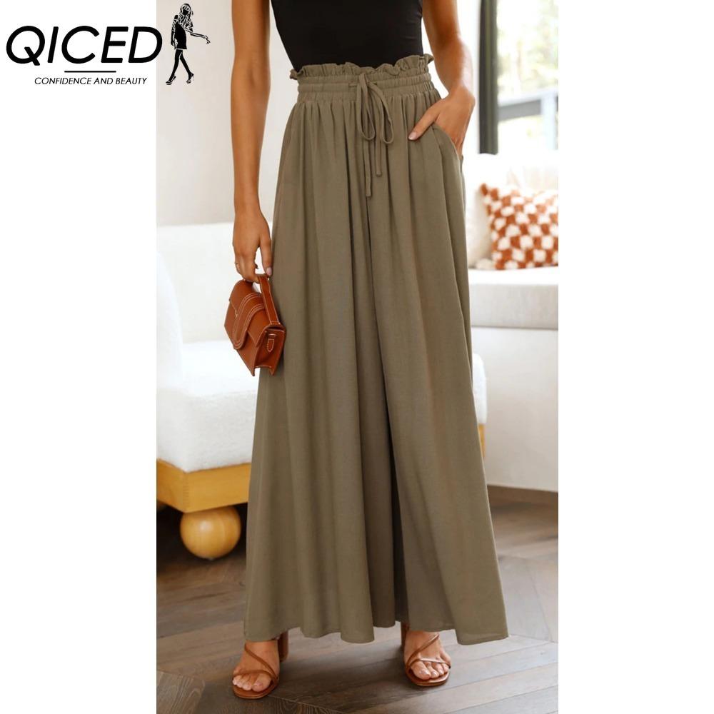 QICED Женские модные повседневные брюки и капри с принтом однотонного цвета XL дубильная кора
QICED Женские модные повседневные брюки и капри с принтом однотонного цвета XL дубильная кора