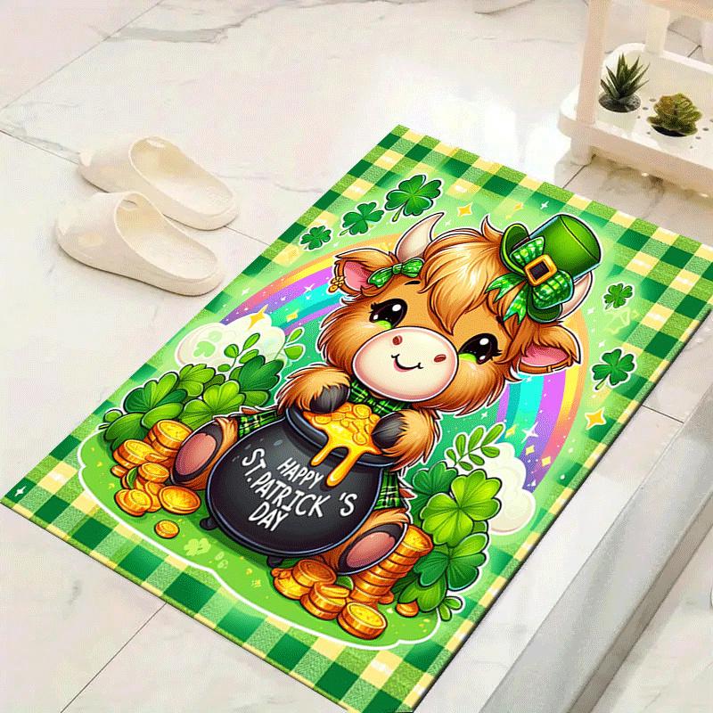 1pc Happy calf Print, Design Indoor Area Rug, Soft, Anti-Slip, and Durable Gaming Room Decor for Bedroom, Living Room, and Exercise Rugs, Pe 60cm by 90cm
1pc Happy calf Print, Design Indoor Area Rug, Soft, Anti-Slip, and Durable Gaming Room Decor for Bedroom, Living Room, and Exercise Rugs, Pe 60cm by 90cm
