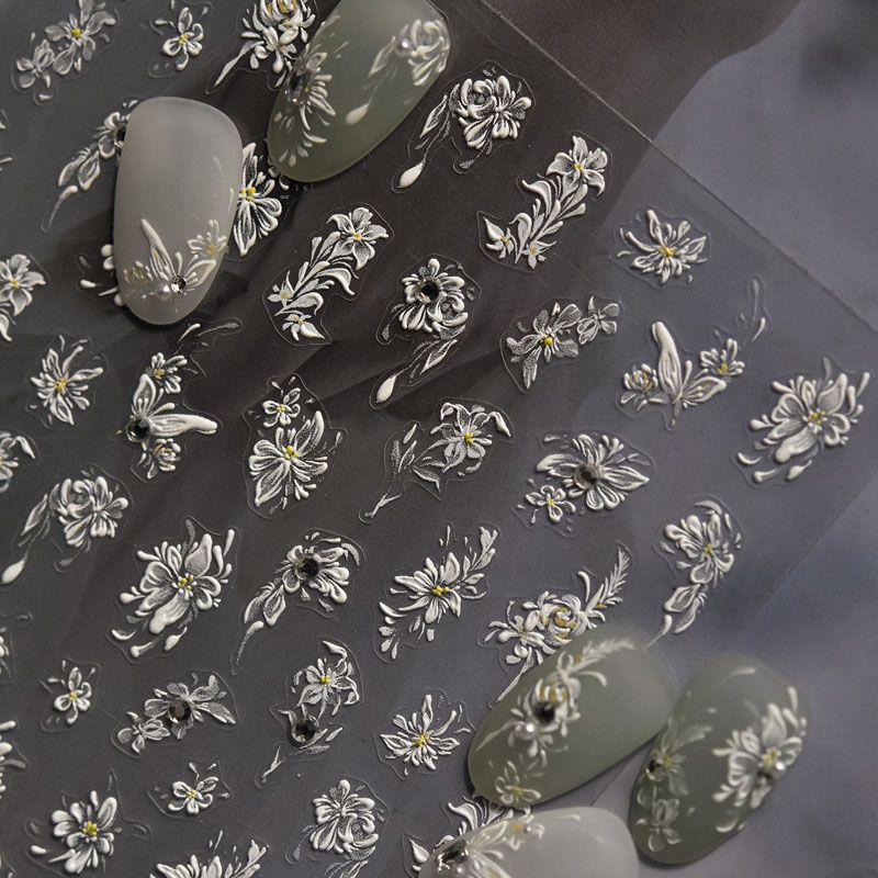 Bright Crystal Flower Nail Sticker Relief 5D New Arrival Three-Dimensional Adhesive Retro National Style Flower Nail Sticker Decorations Flowers 4924
Bright Crystal Flower Nail Sticker Relief 5D New Arrival Three-Dimensional Adhesive Retro National Style Flower Nail Sticker Decorations Flowers 4924