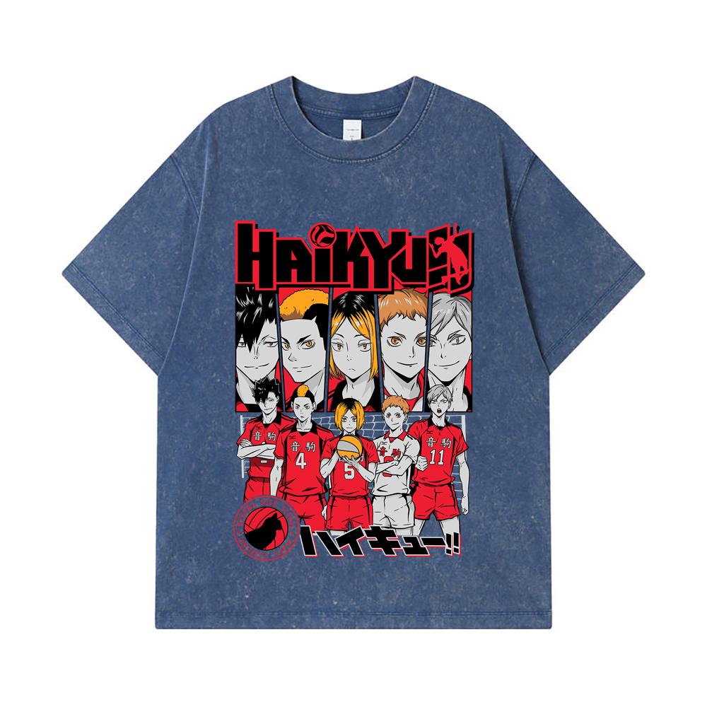 275 GSM Washed T-shirts 100% Cotton Haikyu V8 Nekoma High Print Unisex Heavy Cotton T Shirt 2XL королівський синій колір
275 GSM Washed T-shirts 100% Cotton Haikyu V8 Nekoma High Print Unisex Heavy Cotton T Shirt 2XL королівський синій колір