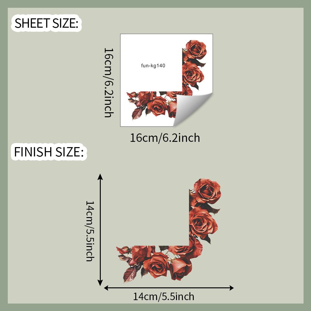 Hand Painted Rose Flowers Switch Plate Sticker for Bedroom Living Room Background Wall Decor Removable Decal 16x16cm різнокольоровий
Hand Painted Rose Flowers Switch Plate Sticker for Bedroom Living Room Background Wall Decor Removable Decal 16x16cm різнокольоровий