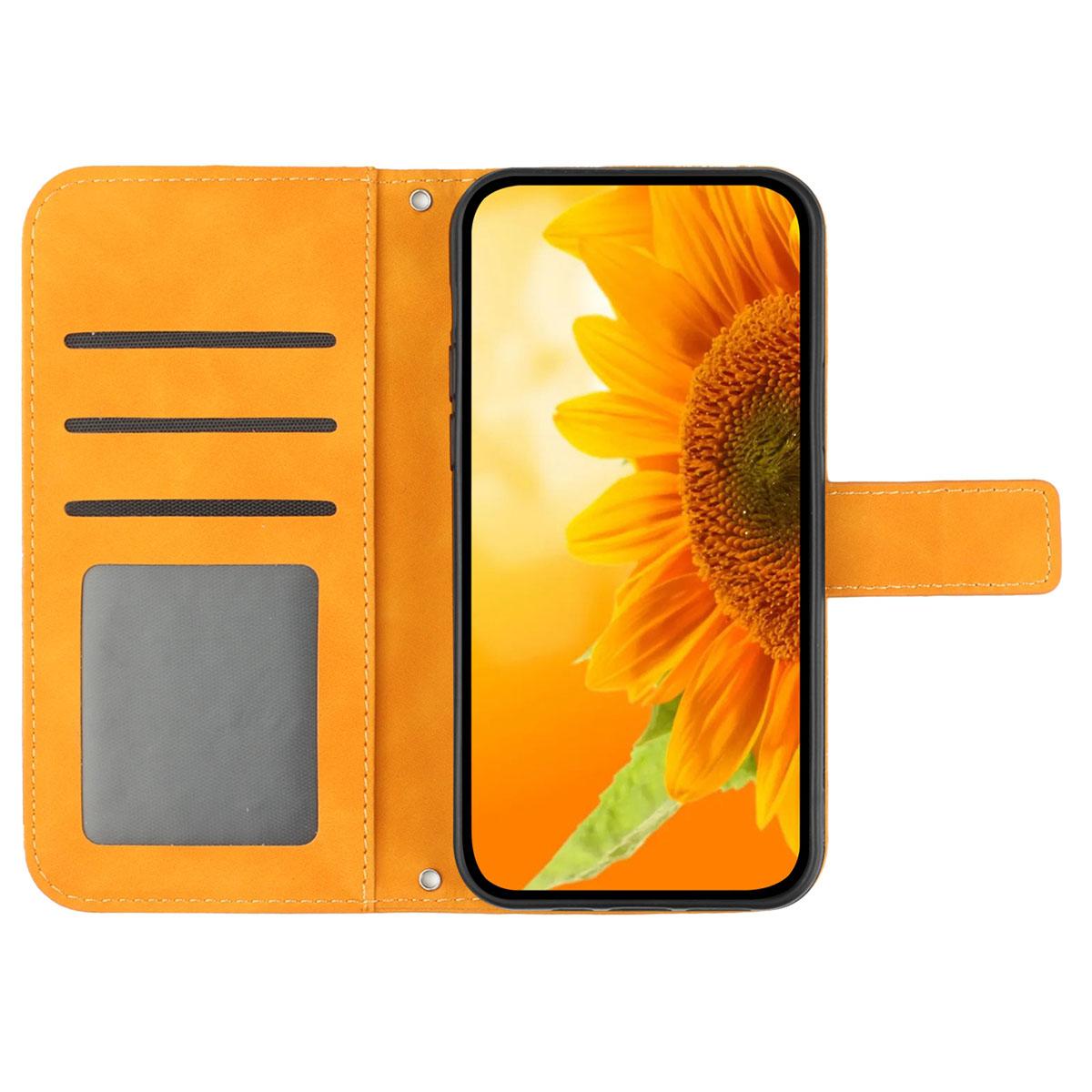 HT04 For Realme C67 4G Leather Phone Case Sunflower Pattern Flip Wallet Cover with Hand Strap Yellow
HT04 For Realme C67 4G Leather Phone Case Sunflower Pattern Flip Wallet Cover with Hand Strap Yellow