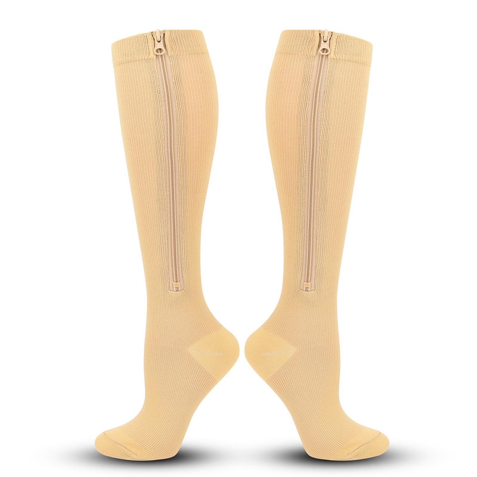 Unisex Compression Socks with Zipper Support for Calf Wrapping Elastic Pressure Stockings Suitable for Nurses and Athletic Use S бежевий
Unisex Compression Socks with Zipper Support for Calf Wrapping Elastic Pressure Stockings Suitable for Nurses and Athletic Use S бежевий