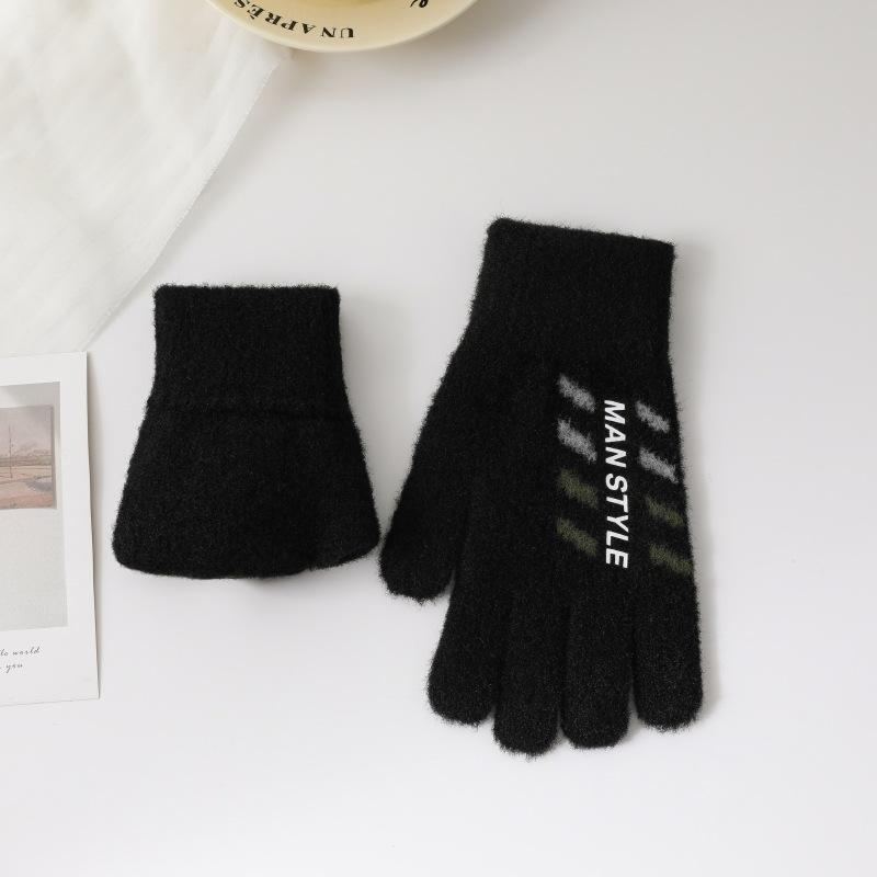 Зимние мужские толстые бархатные перчатки Осенне-зимние перчатки с сенсорным экраном Защита от холода Студенческие
Зимние мужские толстые бархатные перчатки Осенне-зимние перчатки с сенсорным экраном Защита от холода Студенческие