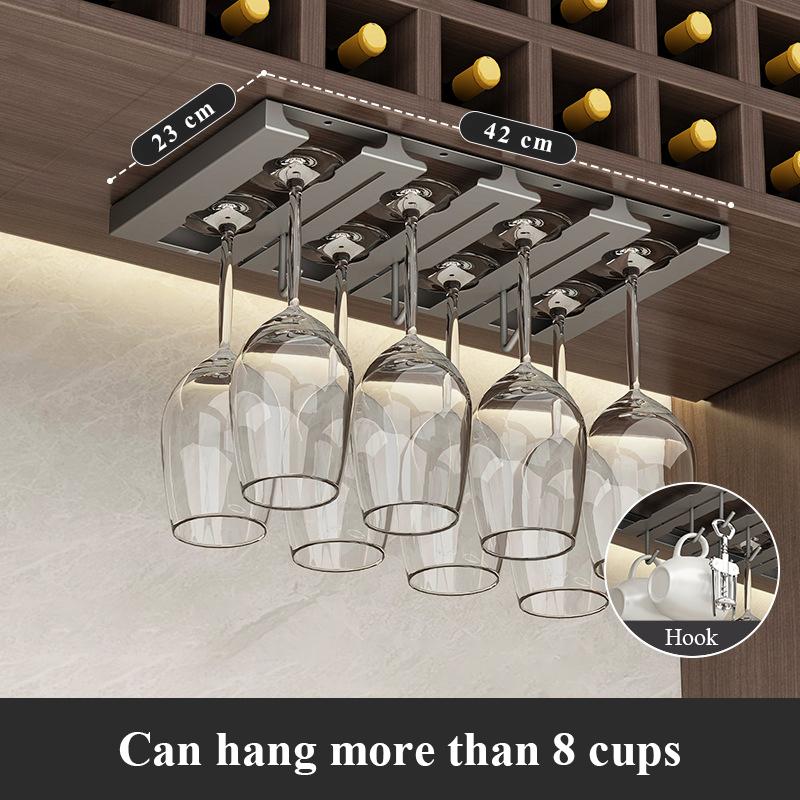 Подвесная перевернутая стойка для хранения винных бокалов из нержавеющей стали 42 cm серый
Подвесная перевернутая стойка для хранения винных бокалов из нержавеющей стали 42 cm серый