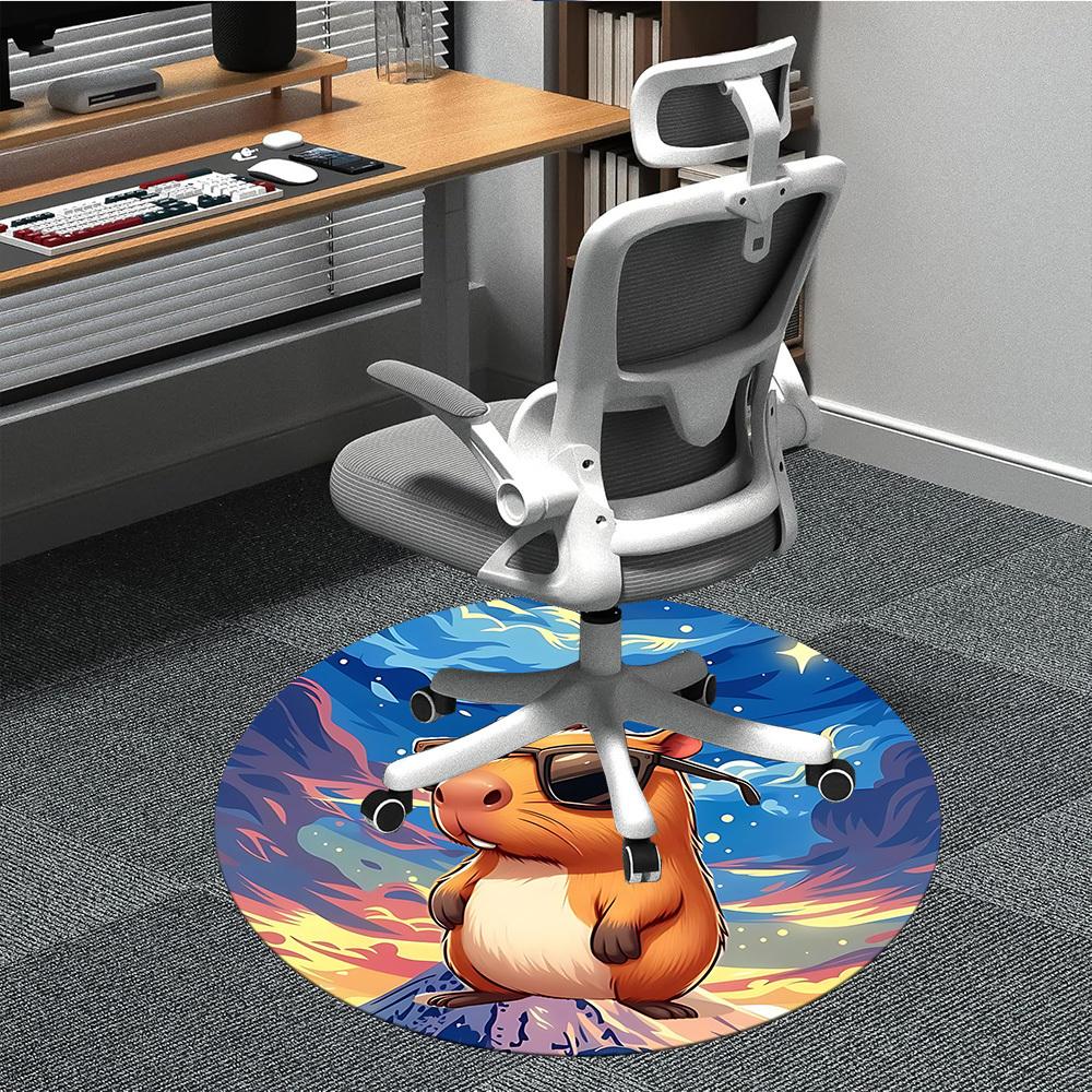 1pc Capybara Sunglasses Chair Carpet for Office, Soft and Durable Office Rug for Interior Decoration, Perfect for Office yy251227104 80cm by 80cm
1pc Capybara Sunglasses Chair Carpet for Office, Soft and Durable Office Rug for Interior Decoration, Perfect for Office yy251227104 80cm by 80cm