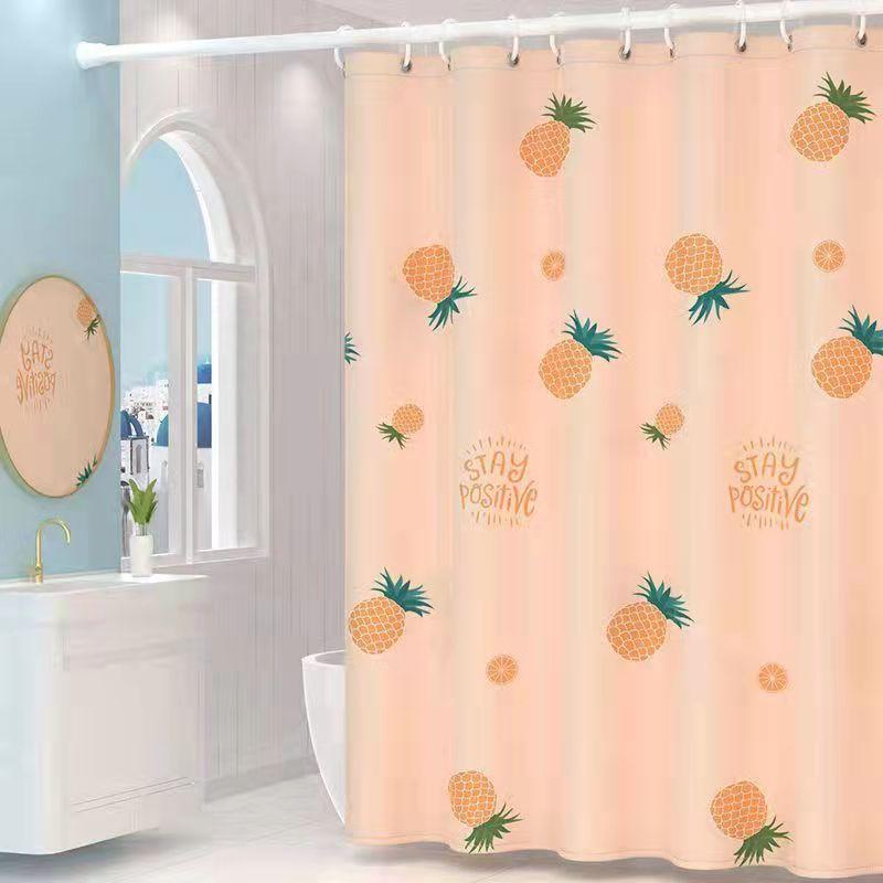 No Drilling Shower Curtain Polyester Fabric Printed Pattern Waterproof Mold-Resistant For Bathroom Hotels Partition Door Curtain W60H190(CM)-1 Pcs
No Drilling Shower Curtain Polyester Fabric Printed Pattern Waterproof Mold-Resistant For Bathroom Hotels Partition Door Curtain W60H190(CM)-1 Pcs