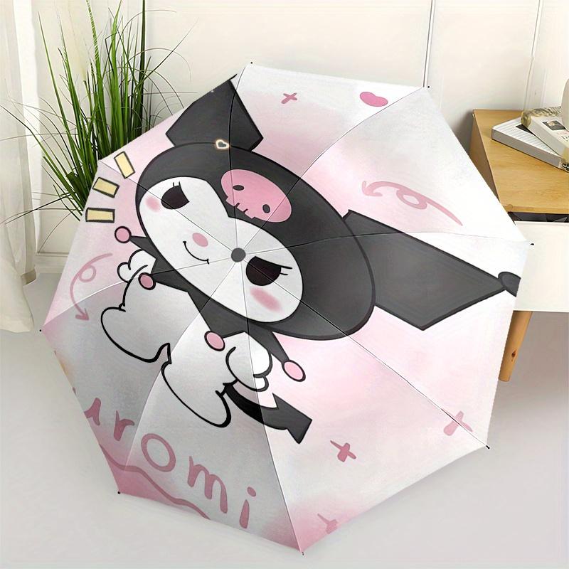 Kuromi,Cute Automatic Folding Umbrella-Simple 8-Rib Design, Bright Cartoon Pattern, Durable Iron Frame, Suitable For Travel, Outdoor, Beach-
Kuromi,Cute Automatic Folding Umbrella-Simple 8-Rib Design, Bright Cartoon Pattern, Durable Iron Frame, Suitable For Travel, Outdoor, Beach-