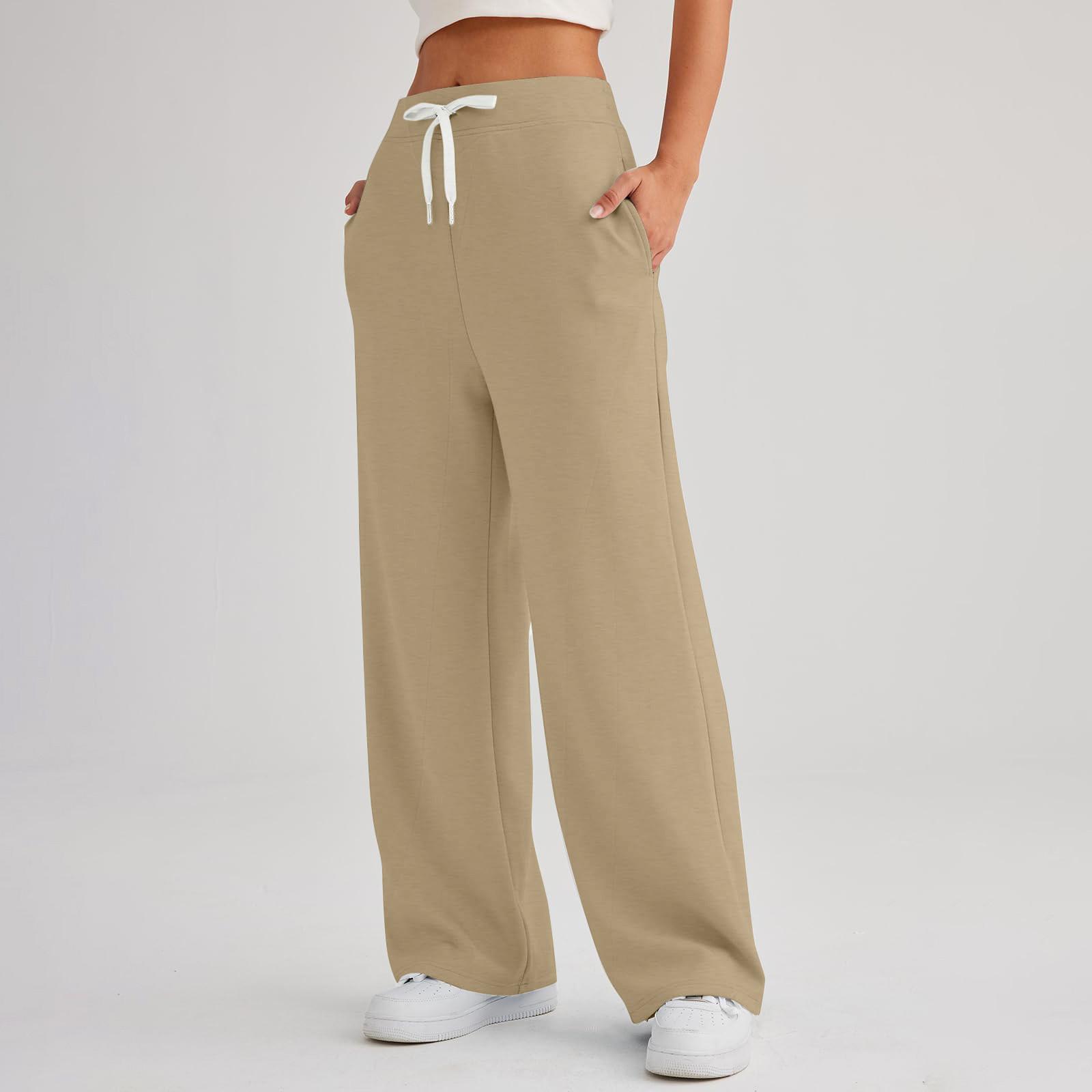 Women s Sports Fitness Pants Casual Loose High Waist Pants Drawstring Jogging Pants Women s Straight Leg Wide Leg Pants Casual Pants Yoga Pants L
Women s Sports Fitness Pants Casual Loose High Waist Pants Drawstring Jogging Pants Women s Straight Leg Wide Leg Pants Casual Pants Yoga Pants L